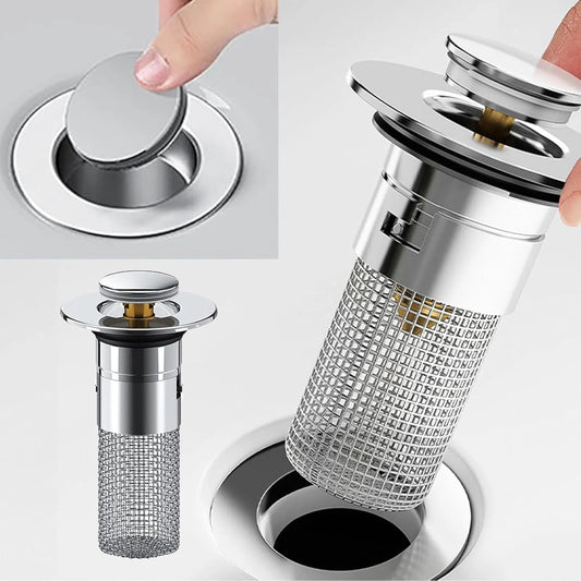 مجموعة 3 فلاتر للصرف الأرضي من الفولاذ المقاوم للصدأ