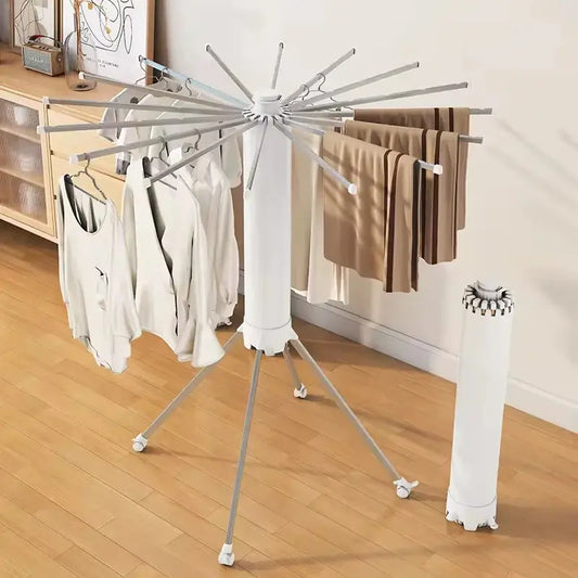 نشّارة ثلاثية قابلة للطي – توفير المساحة لتنظيف وتجفيف الغسيل