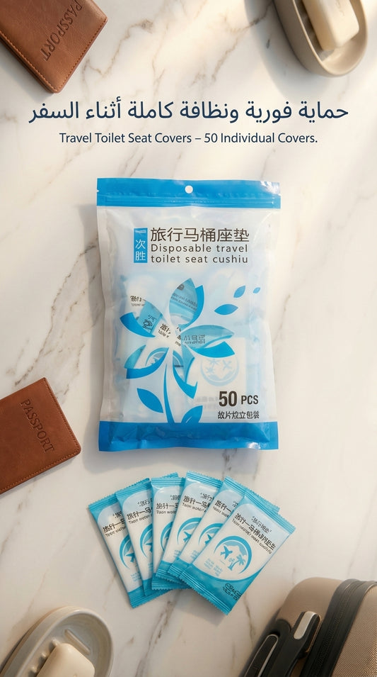 أغطية مقعد المرحاض – حماية صحية فورية في أي مكان